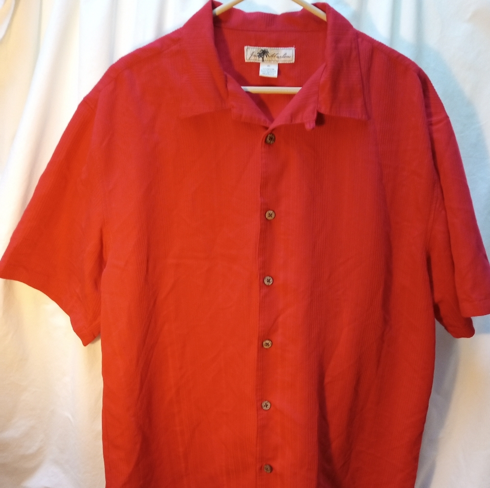 Joe Marlin Tropical Red Men's Shirt